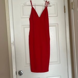 H&M Red corset dress